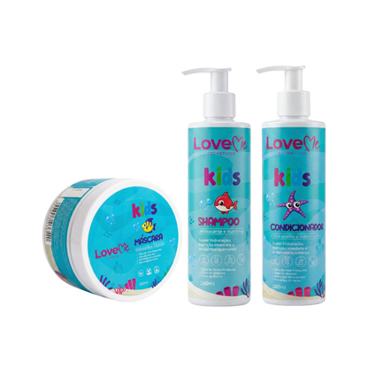 Love Kids Combo Shampoo + Condicionador + Máscara